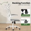 PAGED Adjustable Height Office Chair, Modern Computer Chair with Lumbar Support and Headrest, High Back Desk Chair for Office - 3 of 4