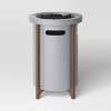 20lb Column Propane Fire Pit Gray - Threshold™ - 3 of 4