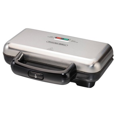 Indbildsk Rosefarve med uret Proctor Silex Deluxe Hot Sandwich Maker - Gray : Target