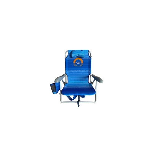 Lay Flat Backpack Chairs Key Largo Stripe Blue - Ocean Zero
