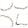 Unique Bargains Women's Rhinestone Vintage Wavy Faux Pearl Headband - 3 of 4