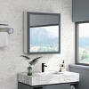GlasFlength Decorative Wall Mirrors Medicine Cabinet Accent Mirror Wall Mounted Mirror Storage Cabinet for Bathroom Wall, White, 27.3"*6.8"*29.8" - 2 of 4