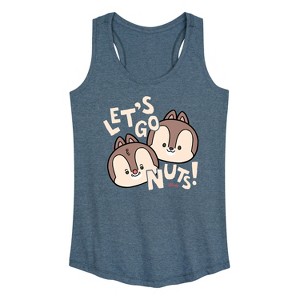 Women's - Disney - Let's Go Nuts Graphic Racerback Tank - 1 of 4