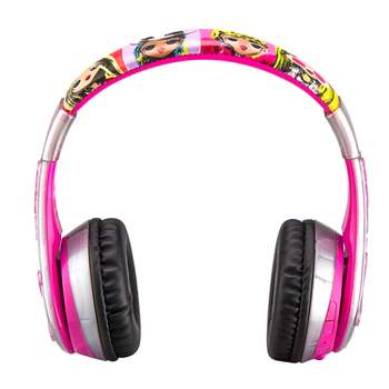 eKids LOL Surprise Bluetooth Headphones for Kids, Over Ear Headphones with Microphone - Pink (LL-B52.FXV1)