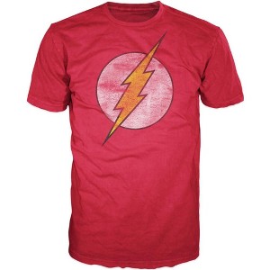 The Flash Classic Distressed Logo Red Graphic Tee - 1 of 3