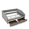 NicBex Queen Size Daybed with 2 Drawers,Linen Upholstered Tufted Sofa Bed for Bedroom,Living Room,Apartment - 4 of 4