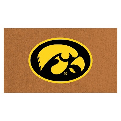 Coir Mat, 16"x28", University of Iowa