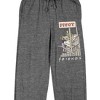Friends TV Illustrated Pivot Scene Men's Gray Heather Sleep Pajama Pants - 2 of 4