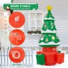 5.6 FT Christmas Inflatable Tree Blow Up Xmas Trees with Multicolor LED Lights - 3 of 4