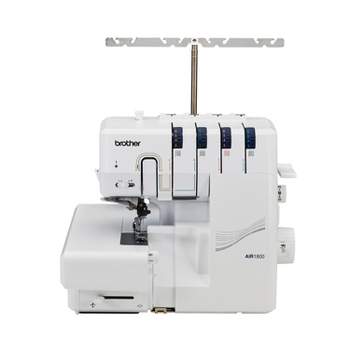  Brother Serger, 1034D, Heavy-Duty Metal Frame Overlock Machine,  1,300 Stitches Per Minute, Removeable Trim Trap, 3 Included Accessory Feet,  White