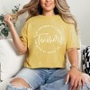 Simply Sage Market Women's The Influence Of  A Good Teacher Circle Short Sleeve Garment Dyed Tee - 2 of 2