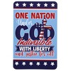 Dicksons One Nation Under God, Red/White/Blue 3.8 x 2.5 Inch Laminated Cardstock Pocket Card Bookmark; Pack of 12 - 2 of 3