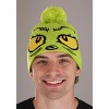 HalloweenCostumes.com One Size Fits Most   The Grinch Beanie & Gloves Set, Black/Yellow/Green - 3 of 4