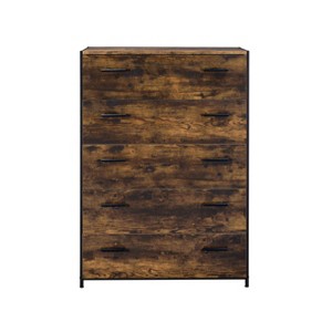 Bella Depot Rustic 5-Drawer Chest - 1 of 4