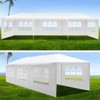 KTMBDW Outdoor Party Tent, Heavy Duty Canopy Event Wedding Tent with Removable Sidewalls for Parties Backyard Patio, White - 2 of 4