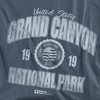 Grand Canyon National Park Established Date Adult T-Shirt Slate - 2 of 4