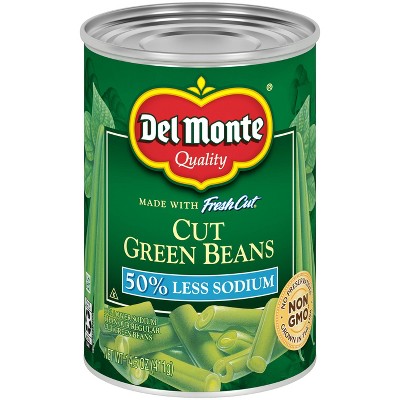 Del Monte Green Beans Low Sodium - 14.5Oz