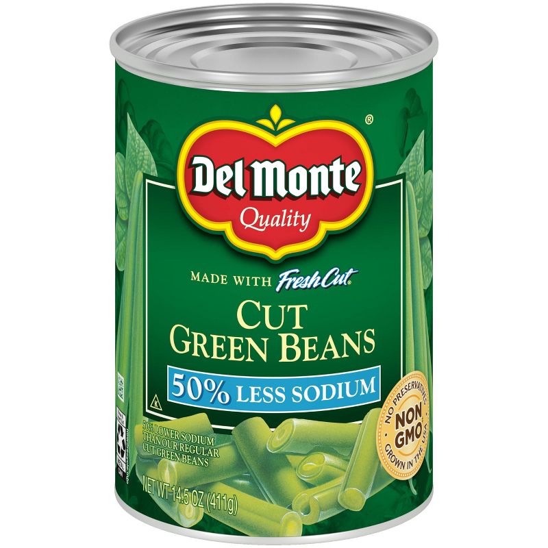 Del Monte Green Beans Low Sodium - 14.5Oz, 1 of 7