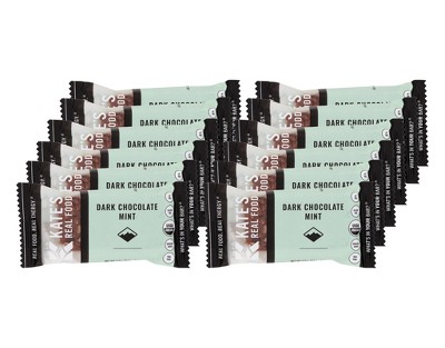 Kate's Real Food Dark Chocolate Mint Energy Bar - 12 bars, 2.2 oz