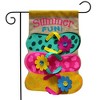 Briarwood Lane Summer Garden Flag 18x12.5 For Outdoor Summer Fun Flip Flops Burlap Garden Flag Flag For Summer Garden Flag Flags For Outside - 2 of 4