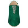 Allegra K Women's Pointy Toe Rhinestones Pull on Stiletto Heel Ankle Booties - 4 of 4