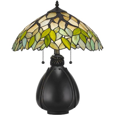 Cal Lighting 60w X 2 Tiffany Table Lamp