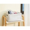 Racxily Lines Canvas Storage Basket, Storage Bin with Handles - 2 of 3