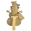 Northlight 12" Snowman with Cardinal Welcome Sign Wooden Christmas Decoration - 3 of 4