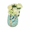 Sagebrook Home Glam Decorative Ceramic Leaf Bud Vase for Room and Office Decor - 2 of 4
