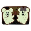 Loungefly Disney Mickey & Minnie - Floral Ghost Glow Zip Around Wallet - 2 of 4