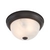Yosemite Home Decor JK101-11ORB Flush Mount Series Two Lights Incandescent, 11 x 11 x 5.4, Oil-Rubbed Bronze - 2 of 4
