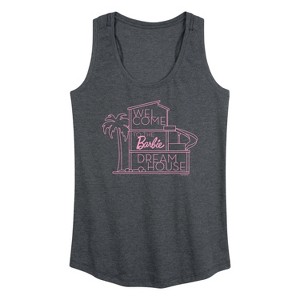 Women's - Barbie - Welcome to the Barbie Dream House Graphic Racerback Tank - 1 of 4