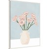 32"x42" Renewed Bouquet II by Urban Road Framed Canvas Wall Art Print White - Amanti Art - 2 of 4