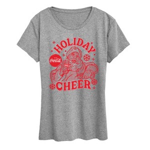 Women's - Coca-Cola - Holiday Cheer Short Sleeve Graphic T-Shirt - 1 of 3