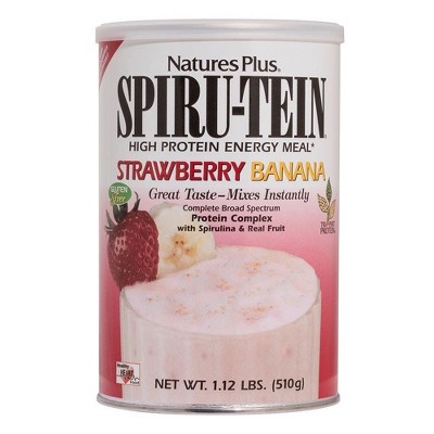 Spiru-tein (Spirutein) Strawberry Banana 1.12 lb by Nature's Plus  -  1.1 lbs Powder