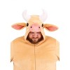 HalloweenCostumes.com 2X  Men  Men's Plus Size Brown Cow Adult Costume, Pink/Brown - 2 of 4