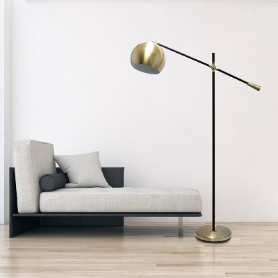 Swivel Floor Lamp with Inner Dome Shade - Lalia Home