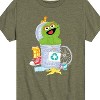 Boys' - Sesame Street - Oscar Can Graphic Short Sleeve Graphic T-Shirt - 2 of 4