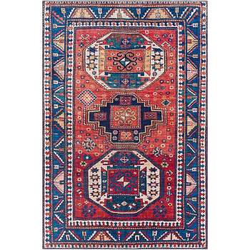 Mark & Day Mariahout Woven Indoor Area Rugs Dark Red