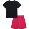 Little Kid Shorts Sets Kids Summer Beach Outfit  Pulm Leaves Pattren Short Sleeve Shirt Top with Shorts Suits - 2 of 4