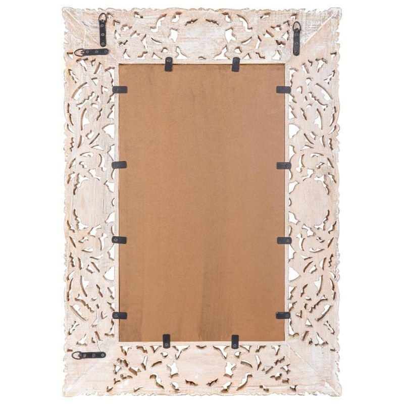 Mark & Day Mayer 30" x 42" Traditional White Decorative Wall Mirrors, 3 of 6