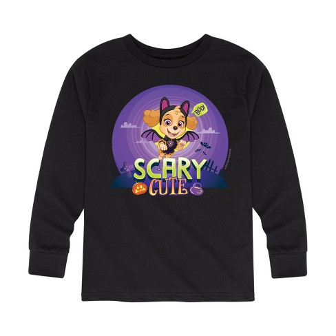 Boys' - Paw Patrol - Scary Cute Long Sleeve Graphic T-Shirt - image 1 of 4