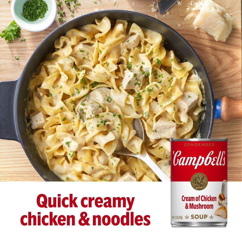 Campbell&#39;s Condensed Cream of Chicken &#38; Mushroom Soup - 10.5oz, 2 of 13