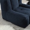 Spassway 37"L Bean Bag Sofa with Ottoman Bean Bag Chair with Footrest for Living Room Bedroom Balcony Porch - 4 of 4