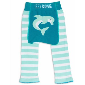 Pavilion Gift Company - Blue Dolphin - 12-24 Months Baby Leggings - Pants - 1 of 4