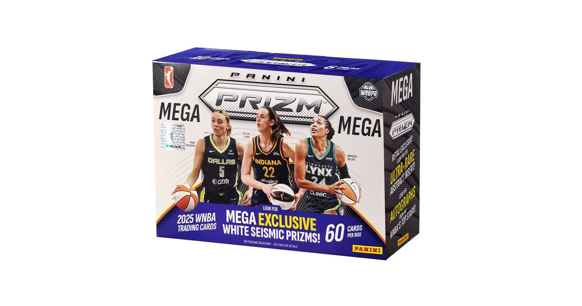 2025 Panini WNBA Prizm Basketball Trading Card Mega Box