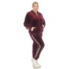 Plus Size 2-Piece Velour with Faux Leather Stripe - 2 of 4