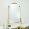 VIP Metal 32.75 in. Gold Arched Mirror - 2 of 4