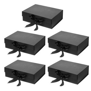 Unique Bargains Collapsible Magnetic Closure Durable Luxury Gift Box 5 Pcs - 1 of 4