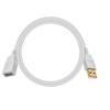 Monoprice USB 2.0 Extension Cable - 3 Feet - White | USB Type-A Male to USB Type-A Female - 4 of 4